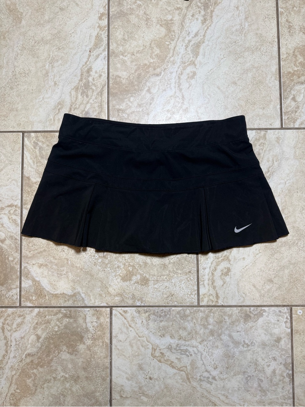 Nike Black Pleated Athletic tennis Skirt